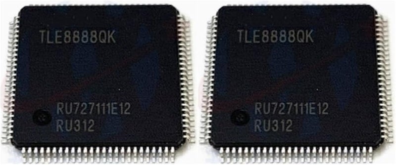 TLE8888QK LQFP100 شريحة إدارة بطارية الطاقة IC متحكم - Image 1