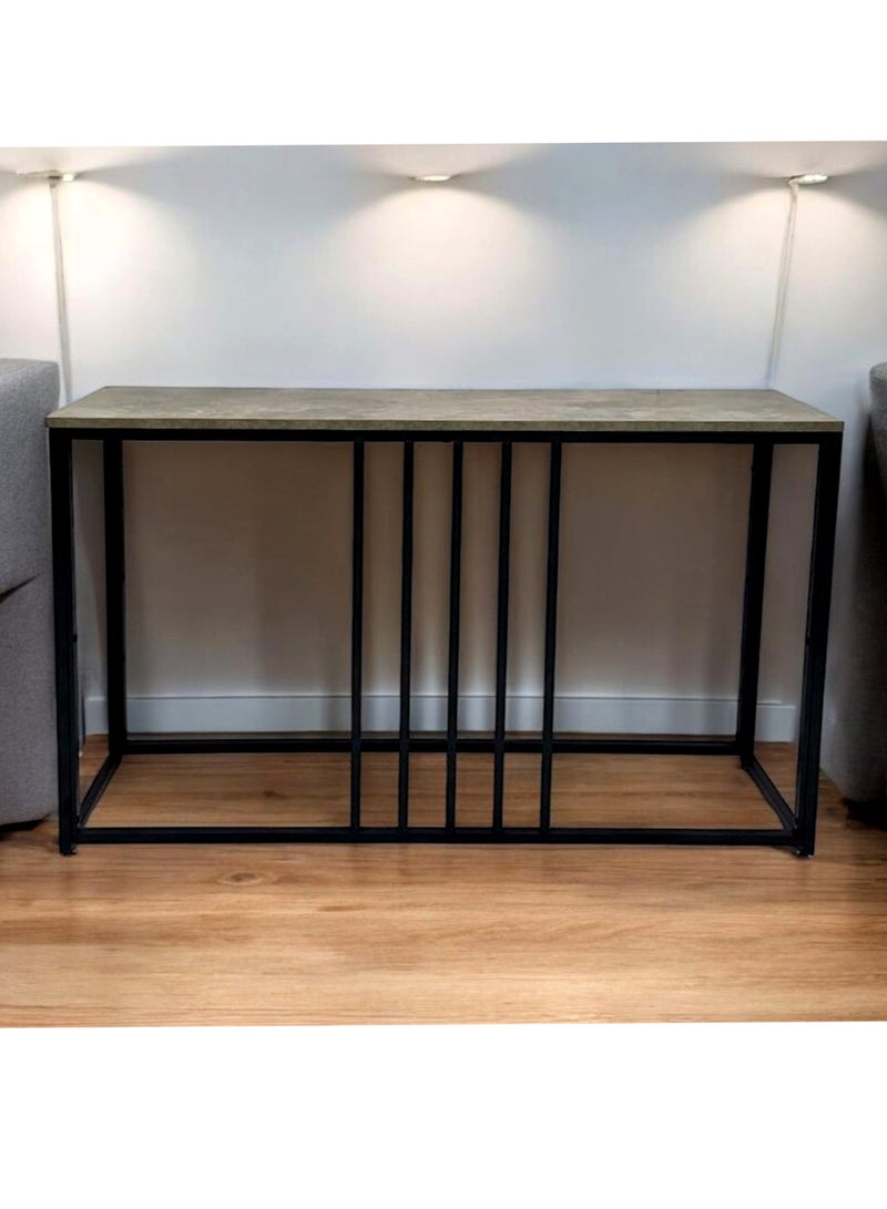 Living Rectangular Console Table Metal Frame 130*85*40 CM - Image 4