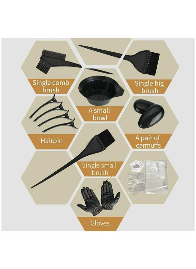Umiwin 22-Piece Hair Dye Kit Black  - Image 4