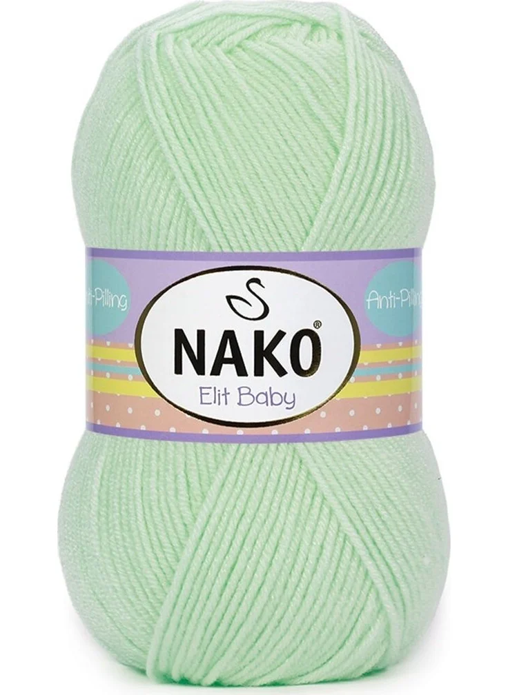 ناكو Elit Baby Hand Knitting Yarn | Nile Green 2587