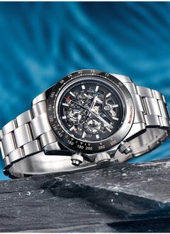PAGANI DESIGN Men's Automatic Watches Mechanical Stainless Steel Waterproof Wrist Watch with Sapphire Glass  - Image 4
