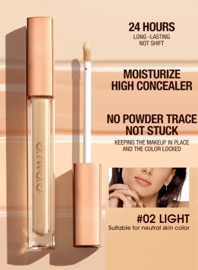 O.TWO.O O TWO O خافي العيوب السائل تغطية كاملة يدوم طويلاً مقاوم للماء للهالات السوداء والعيوب - Image 1