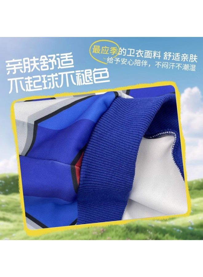 Ultraman Official Zero Ultraman Boys' Spring And Autumn Sweatshirt Set 130cm