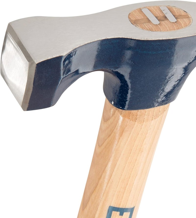 Estwing Bricklayer's/Mason's Hammer - 21 oz Masonry Tool with Forged Steel Head & Hickory Wood Handle - EW6-21BL - Image 3