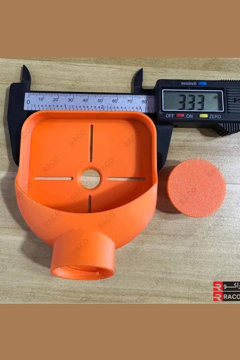 RACO Drilling Dust Collector with 4-Angle Positioning, Waterproof Plastic Dust Catcher for Drill Bits, Easy to Use & Portable, No Assembly Required Orange, Debris Catcher for Home DIY & Clean Projects - Image 2