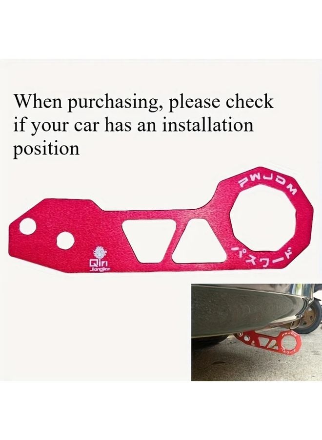 4pcs Red JDM Racing Tow Hook Aluminum Alloy For Honda Civic Jazz GK5 - Image 5