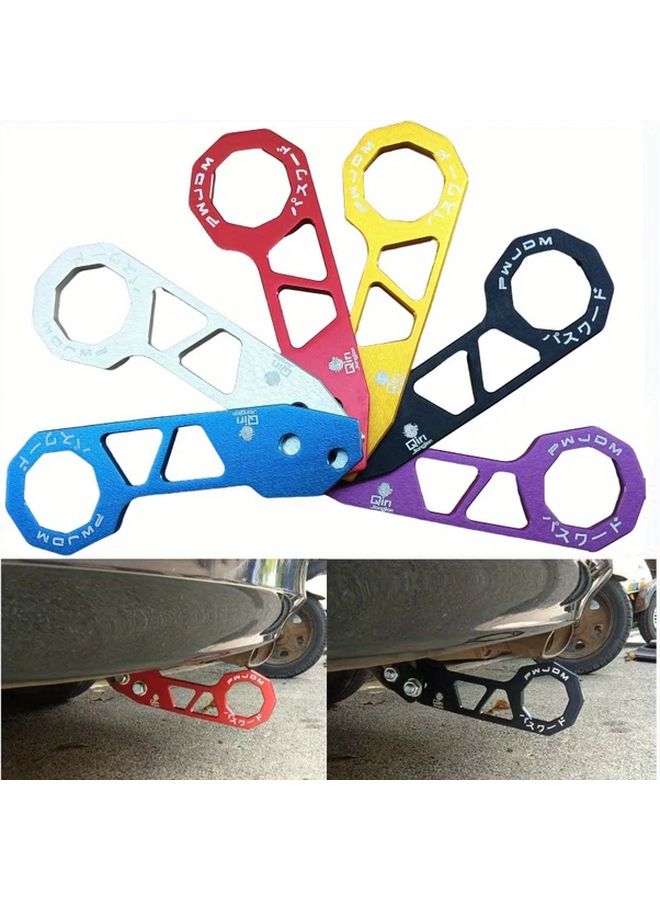 4pcs Red JDM Racing Tow Hook Aluminum Alloy For Honda Civic Jazz GK5 - Image 2