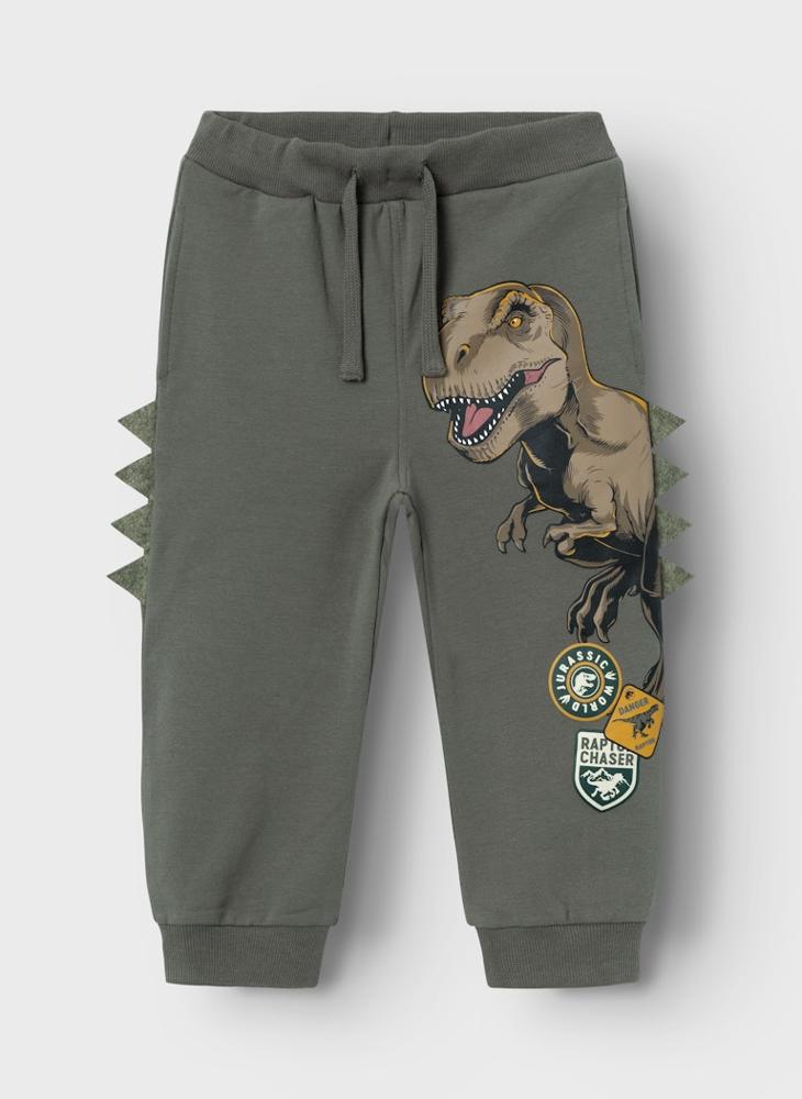 NAME IT Kids Drawstring Printed Sweatpants  - Image 1