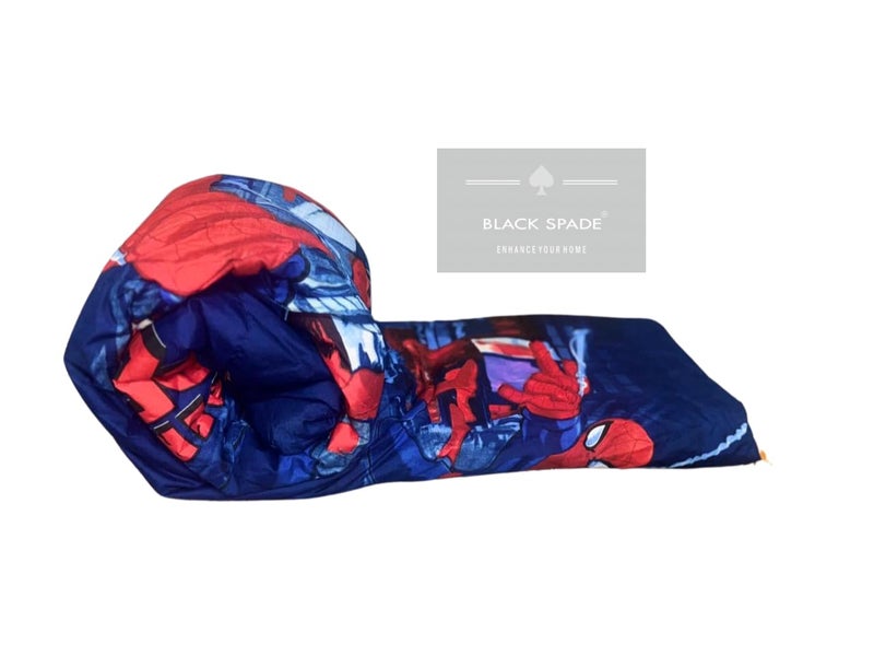 Blackspade BLACK SPADE Cartoon Print Microfiber Kids ComforterAC Comforter Single Bed 60 90 inches Spiderman - Image 2