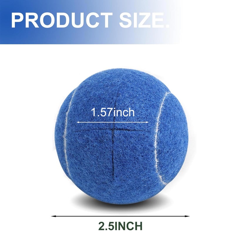 Anckne Walker Tennis Balls Precut Tennis Balls For Walkers 4Pcs Walkers Legs Universal Precut Glide Balls  Heavy Duty Long Lasting Felt Pad Glide Coverings (Dark Blue) - Image 2