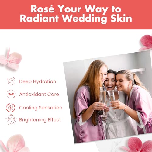 Patchology Serve Chilled Rosé Facial Sheet Mask - Hydrating & Soothing Face Mask with Hyaluronic Acid for Glowing Skin, Rosé Scented Skin Care Treatment, Self-Care Spa Experience at Home - 2 Pairs - Image 2