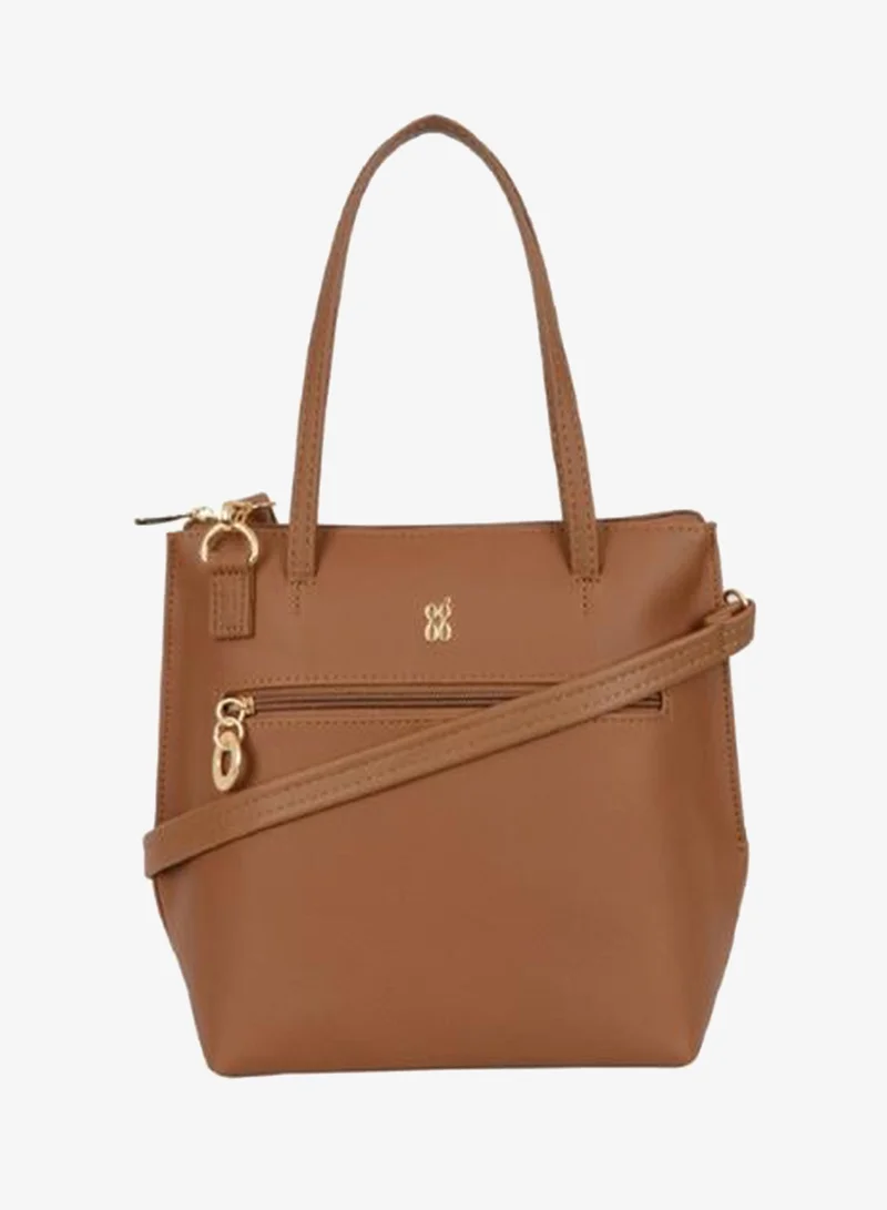Baggit Tan Women's Tote Handbag - Small Size Stylish Casual Purse Bag
