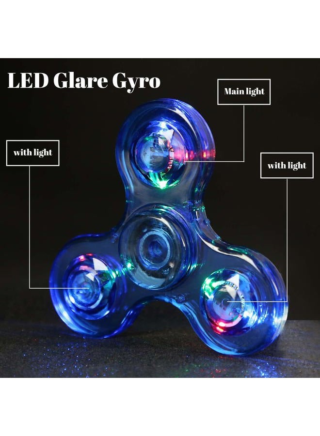 SCIONE LED Fidget Spinners, Light Up Sensory Fidgets Toys for Kids, Glow in The Dark Toy for Kid 4-8-12, ADHD Anxiety Stress Relief Toys for Adults, Easter School Classroom Exchange Gifts for Kids - Image 5