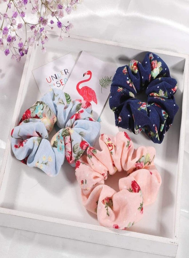 RECTYO GALLERY Scrunchies Cotton Elastic Hair Band 15 Pcs Scrunchies for Accessories for Women or Girls - Image 5