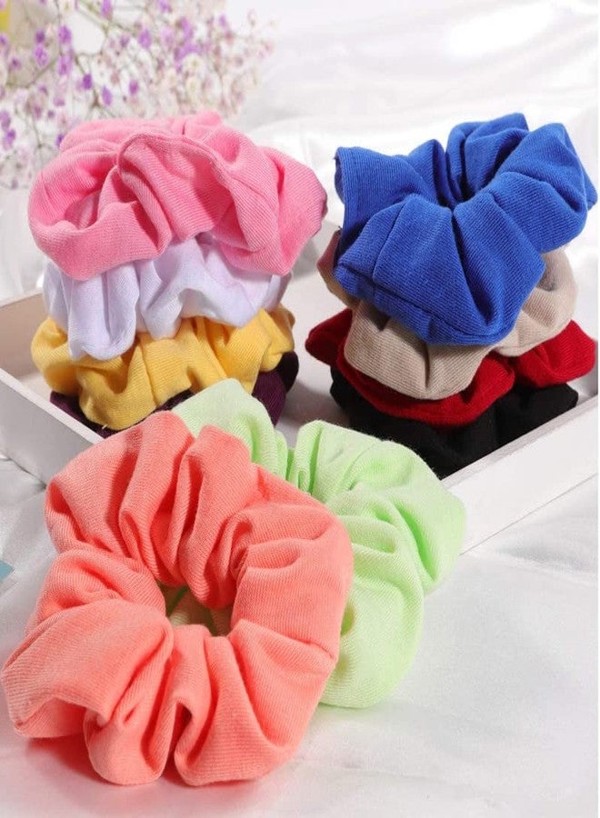 RECTYO GALLERY Scrunchies Cotton Elastic Hair Band 15 Pcs Scrunchies for Accessories for Women or Girls - Image 4