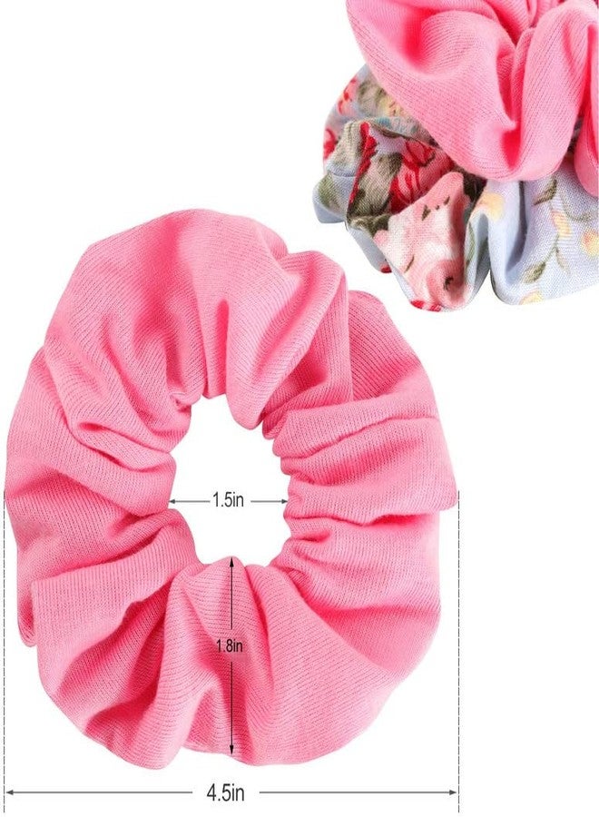RECTYO GALLERY Scrunchies Cotton Elastic Hair Band 15 Pcs Scrunchies for Accessories for Women or Girls - Image 3