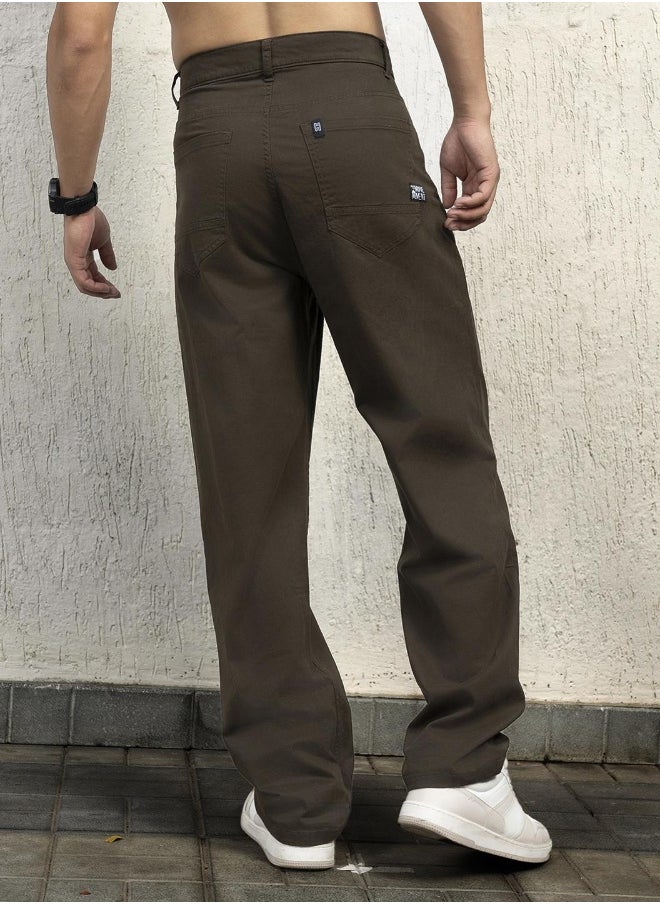 Hubberholme - Dark Olive Pants For Men - Image 1
