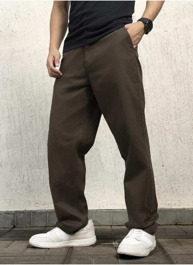 Hubberholme - Dark Olive Pants For Men - Image 1