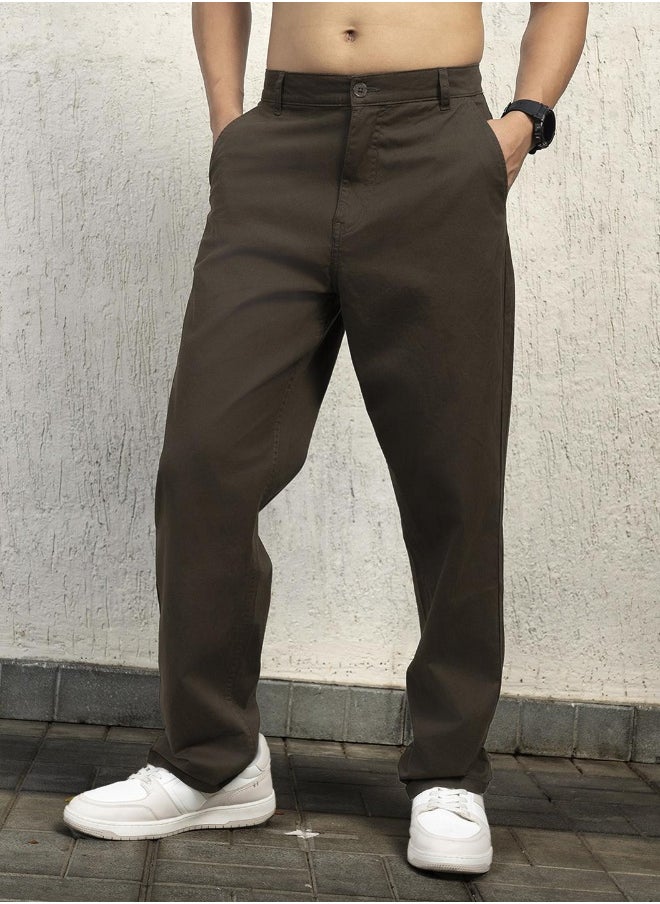 Hubberholme - Dark Olive Pants For Men - Image 1