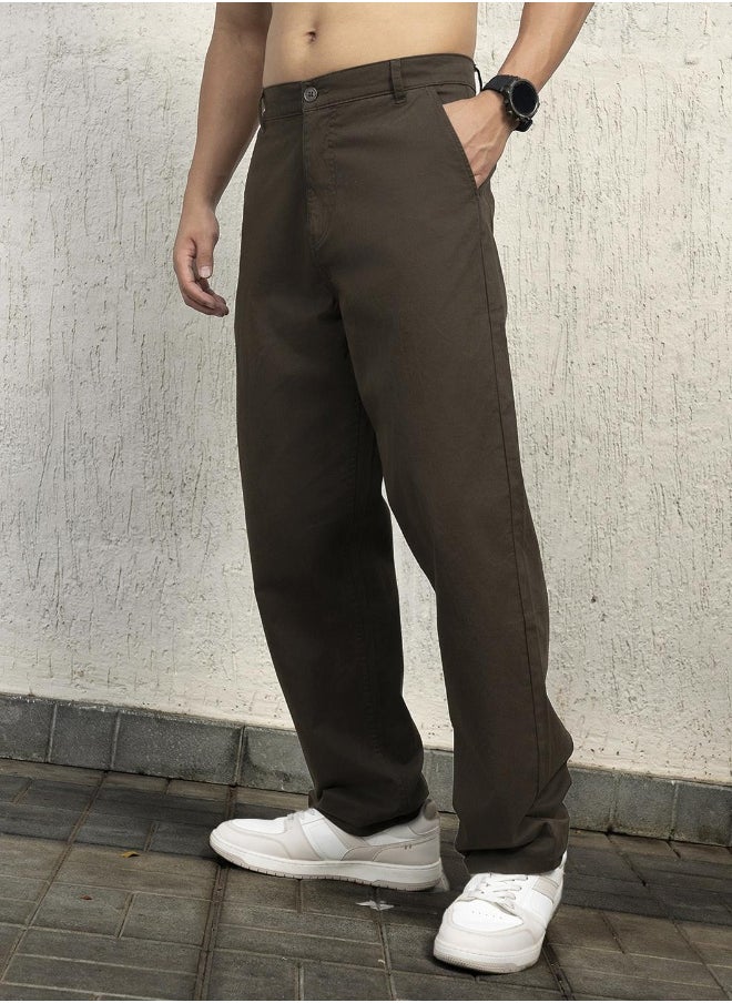 Hubberholme - Dark Olive Pants For Men - Image 1