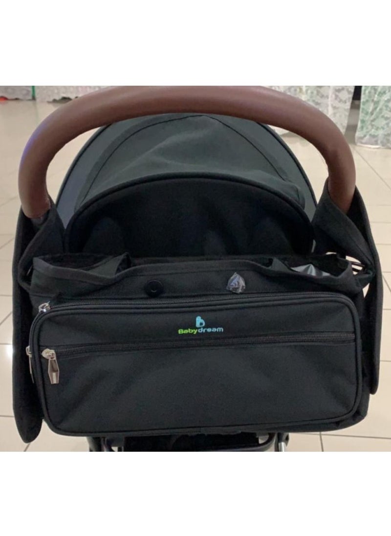 BabyDream Babydream stroller diaper bag-Black  - Image 4