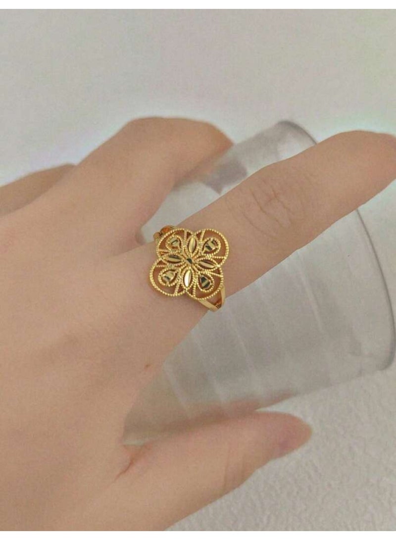 GOLDMAX 21k Gold Plated Ring For Women One Size - Image 1