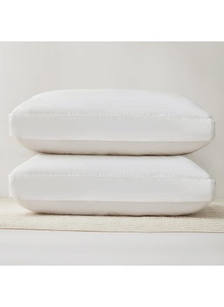 Super Soft Memory Foam Pillow Set, 100% Cotton, 250 Stitches, Anti-Down And Luxurious Microfiber Filling. Set Of 2 Pillows - pzsku/ZFBFCEA400E755ABC97A3Z/45/_/1728396165/84c2d713-ad86-4af2-8166-b74bc04f7f76