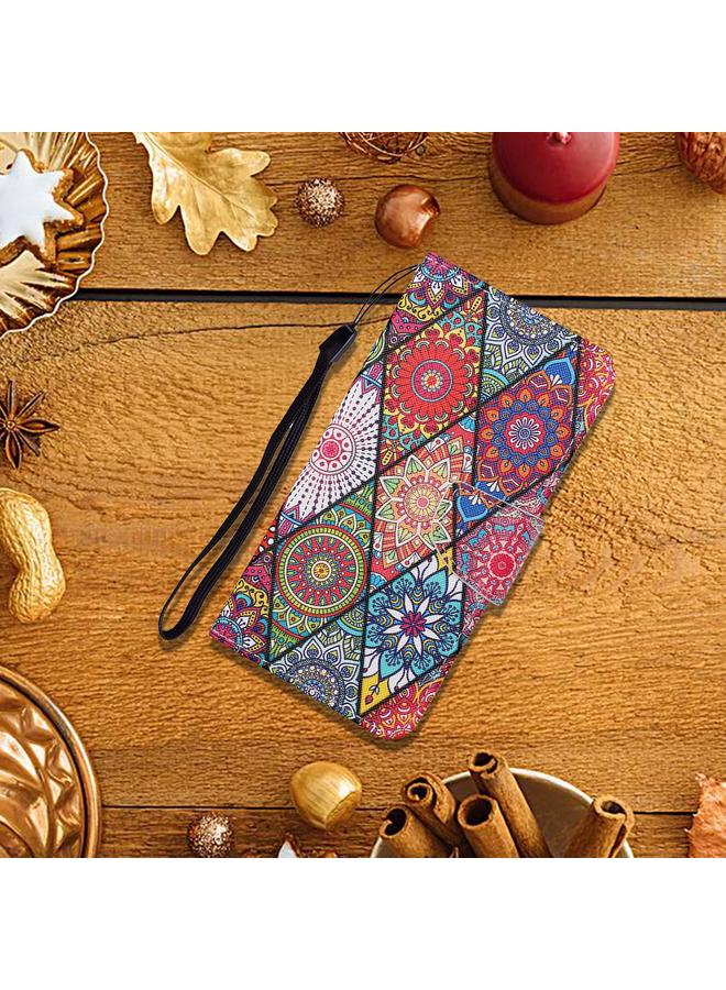 اس-توب جراب هاتف جلدي بنمط رسم ملون لهاتف OPPO A78 4G - Image 2