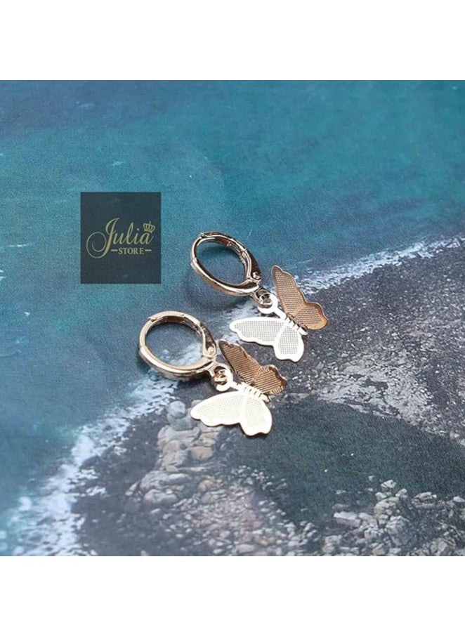 Julia Store - Boho Butterfly Drop Dangle Earrings - Image 1
