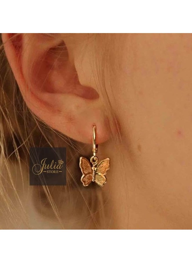Julia Store - Boho Butterfly Drop Dangle Earrings - Image 1