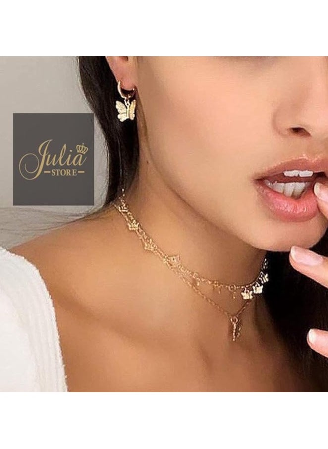 Julia Store - Boho Butterfly Drop Dangle Earrings - Image 1