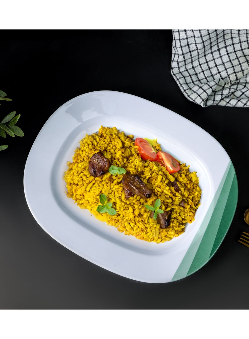 ديلكاسا طبق ديلكاسا بيضاوي من الميلامين مقاس 14 بوصة - DC3426 - Image 3