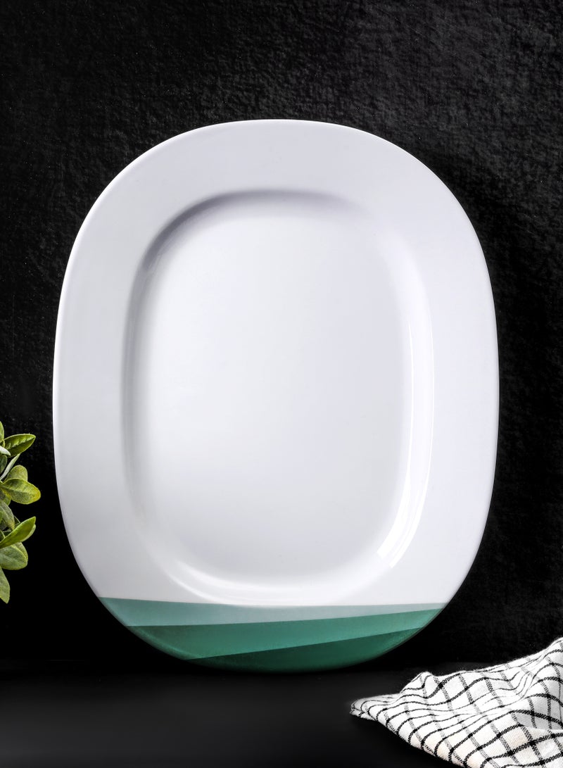 ديلكاسا طبق ديلكاسا بيضاوي من الميلامين مقاس 14 بوصة - DC3426 - Image 4