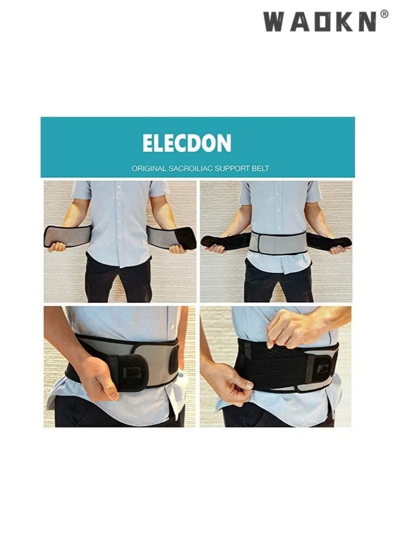 WAOKN - Joint Hip Belt, Hip Braces for Hip Pain, Anterior Pelvic Tilt,Postpartum Pelvic Girdle Lifting and Hip Tightening for Pregnant Women, Lower Back Support Brace for Men and Women, One size Fit All - Image 1