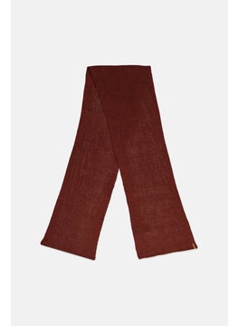 Tchibo Men Knitted Scarf, Rust  - Image 1