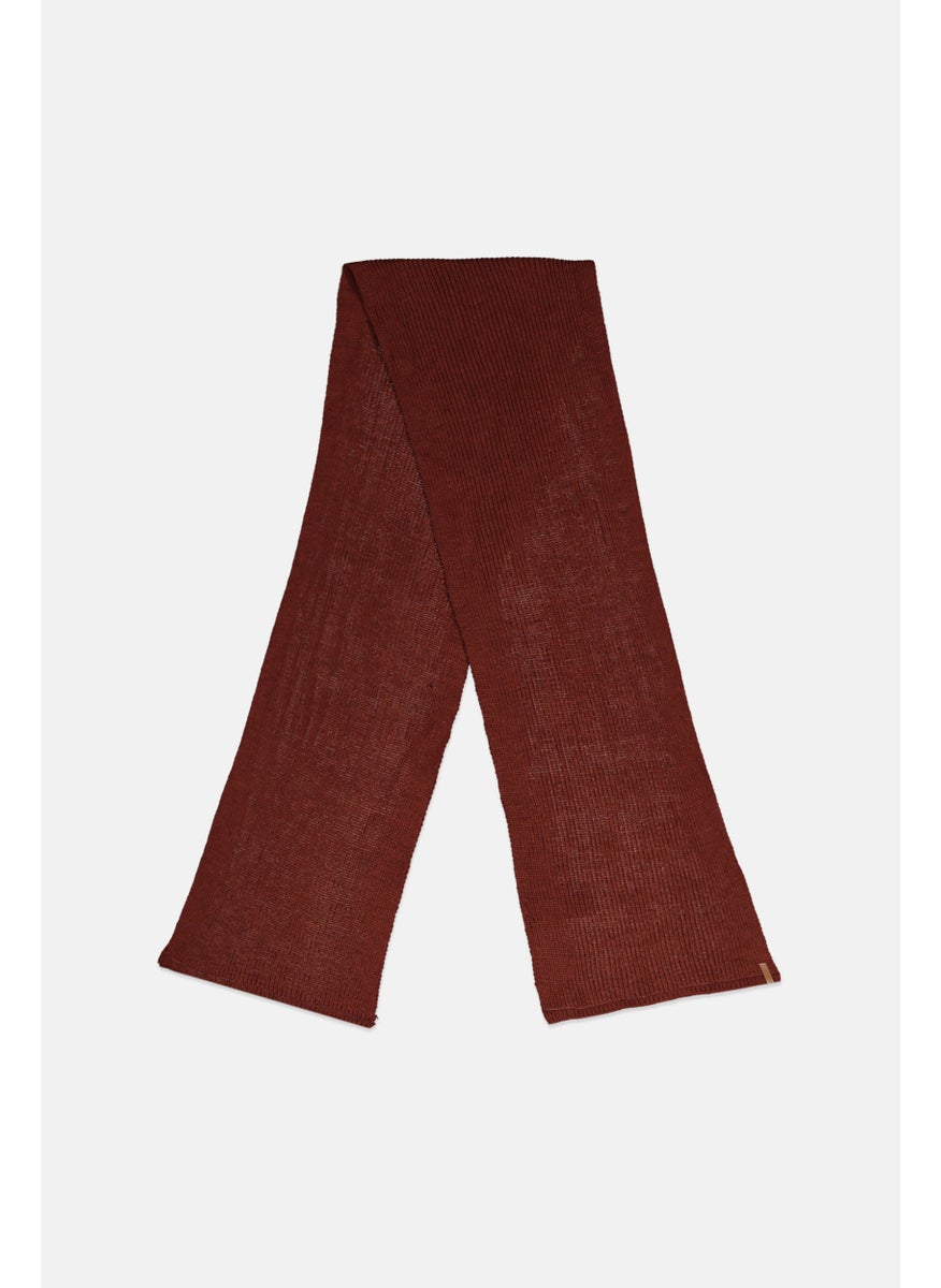 Tchibo Men Knitted Scarf, Rust  - Image 1