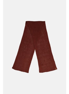 Tchibo Men Knitted Scarf, Rust  - Image 3