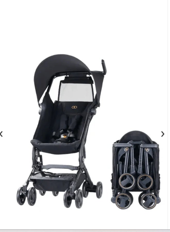 Lightweight Foldable Baby Stroller with Adjustable Canopy, 5-Point Safety Harness, Smooth Rolling Wheels, Compact Travel Design, Comfortable Seat, Easy One-Hand Folding for Newborns & Toddlers - Image 1