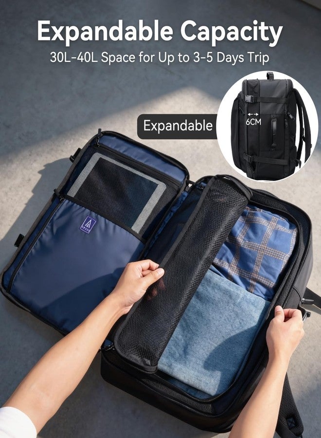Arxus 30-40L Travel Backpack for Men Women for Carry on, Expandable Rucksack, TSA Approved Luggage, Business Laptop Bag Fits 16" - Image 3