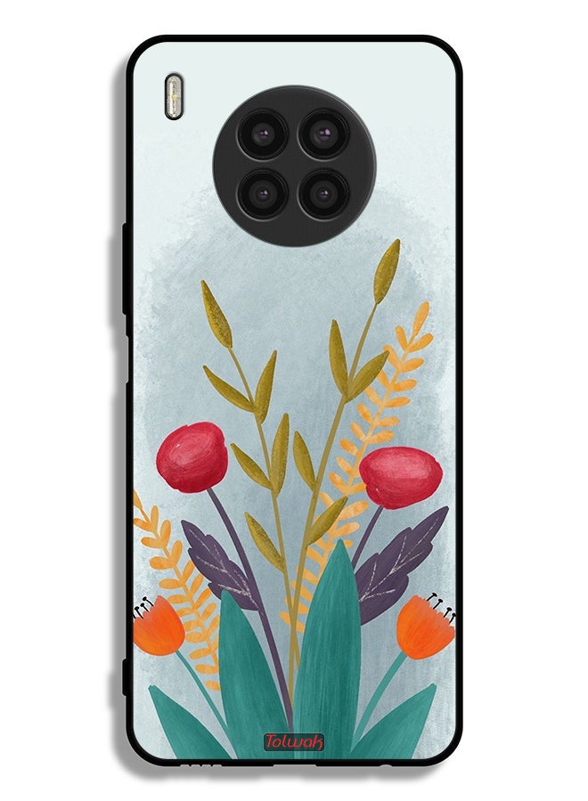 Tolwak Honor 50 Lite Protective Case Cover Plants Drawing Art - Image 2