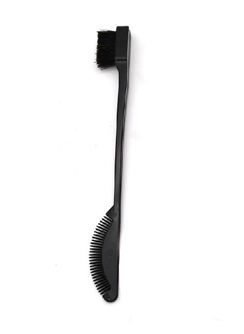 Prime 2-in-1 Edge Control and Hair Brush Black  - Image 1