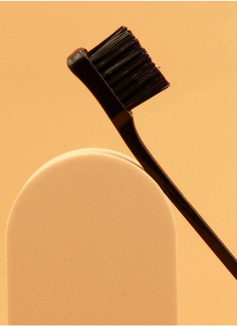 Prime 2-in-1 Edge Control and Hair Brush Black  - Image 4