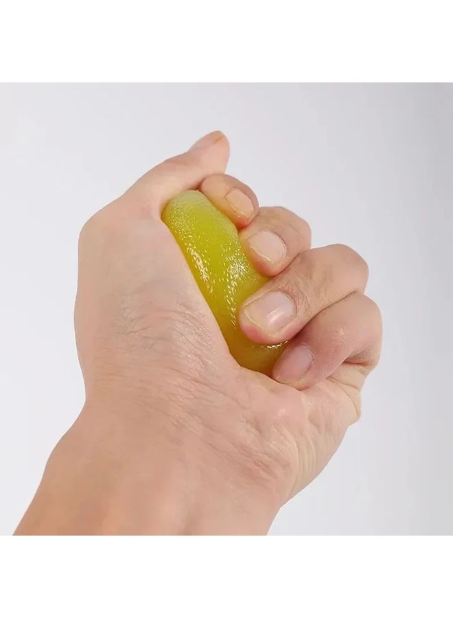 Red Silicone Hand Grip Strengthener Ball Egg For Finger Exercise And Muscle Recovery - Image 4