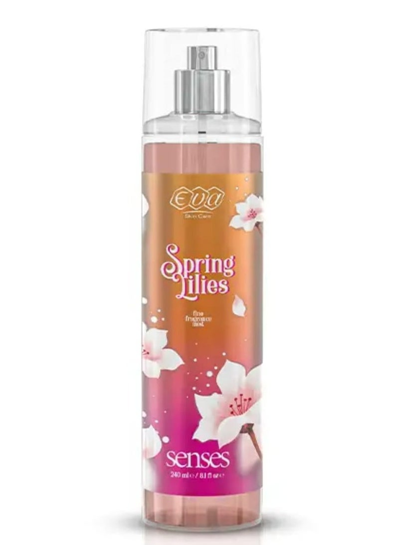 إيفا سكين كير سنسيز معطر الجسم  سبرينج ليليز 240 مل