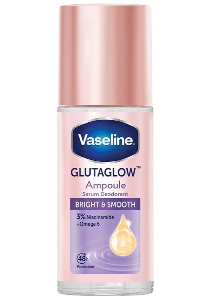Vaseline Glutaglow Bright & Smooth Ampoule Serum Deodorant - 45ml - Image 1