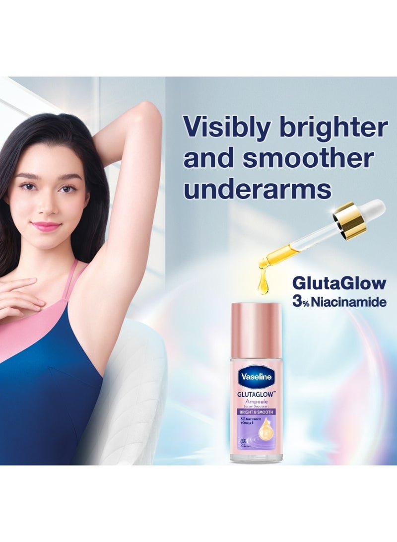 Vaseline Glutaglow Bright & Smooth Ampoule Serum Deodorant - 45ml - Image 3