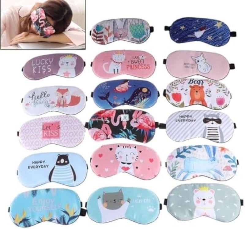 Eye Pajamas with Eye Mask and Gel Pouch - Ice Eye Mask for Puffy Eyes Dark Circles - Cooling Eye Mask for Migraine and Sinus Pain - Color and Shape Change - Image 1