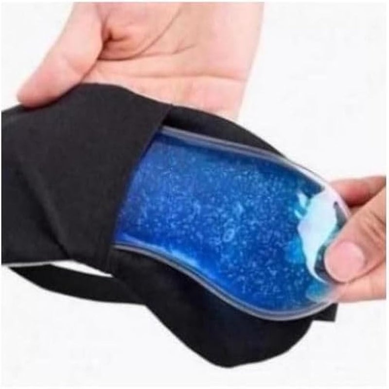Eye Pajamas with Eye Mask and Gel Pouch - Ice Eye Mask for Puffy Eyes Dark Circles - Cooling Eye Mask for Migraine and Sinus Pain - Color and Shape Change - Image 2