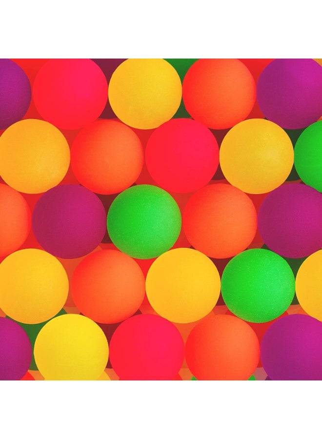 JZS Big Super Bouncy Balls Solid Color Glowing Bouncy Ball 32MM Balls for Kids in Bright Assorted Multi Colors for Birthday Party Favors and Carnival Prizes in Bulk (Pack of 25) - Image 1