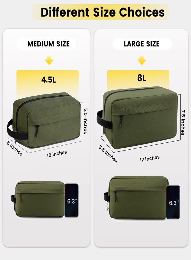 Vorspack Travel Toiletry Bag for Men - Large Toiletries Bag Water Resistant Hanging Travel Bag for Travel Toiletries Accessories - Green - Image 2